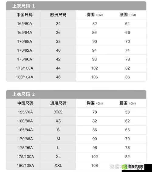 国产尺码欧洲尺码表对比分析及尺码转换实用指南